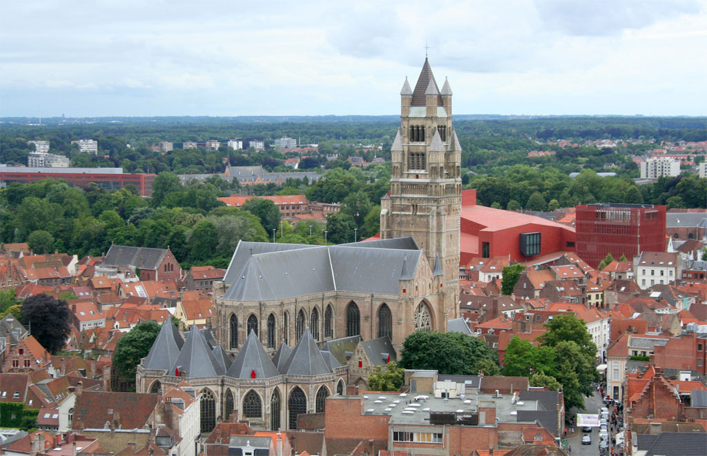 Cathédrale Saint Sauveur au coeur de Bruges