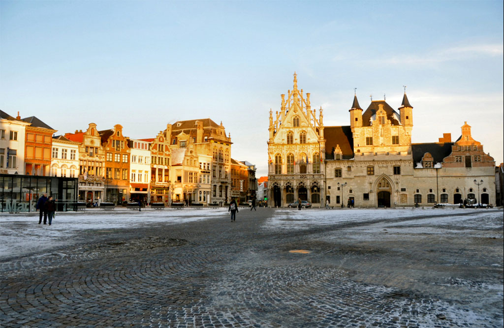 Grote Markt (Anvers) en hiver